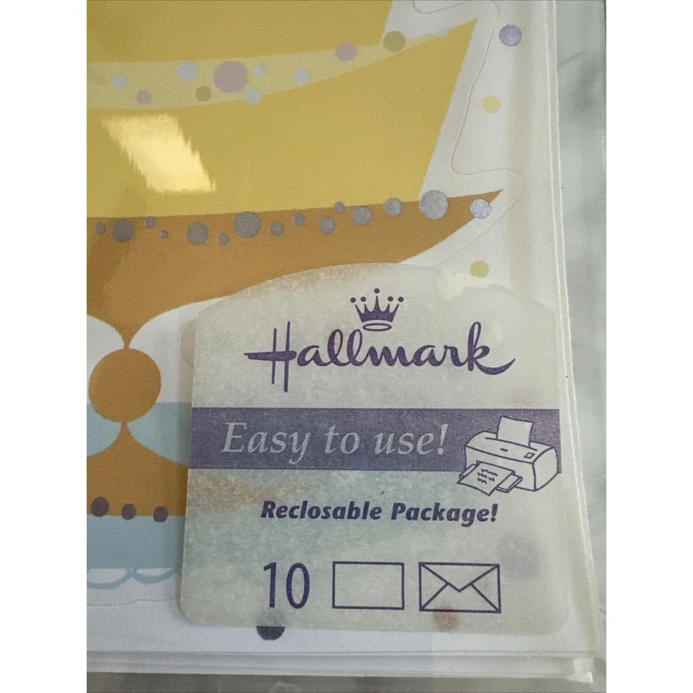 VTG Hallmark Printable 10 Invitations/ Announcement Cards & Envelope| USA |2 Box